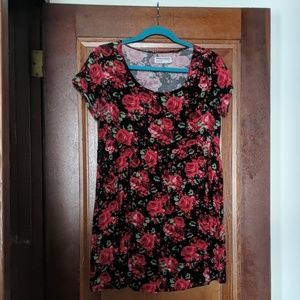 American Apparel rose babydoll dress M/L